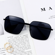 Classic square Large frame sunglasses for men (black)