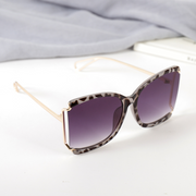 European and American large frame fashion metal sunglasses f