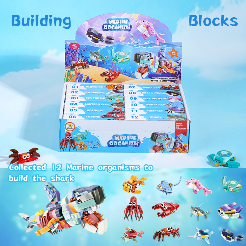 Marine Animal Series Building Blocks