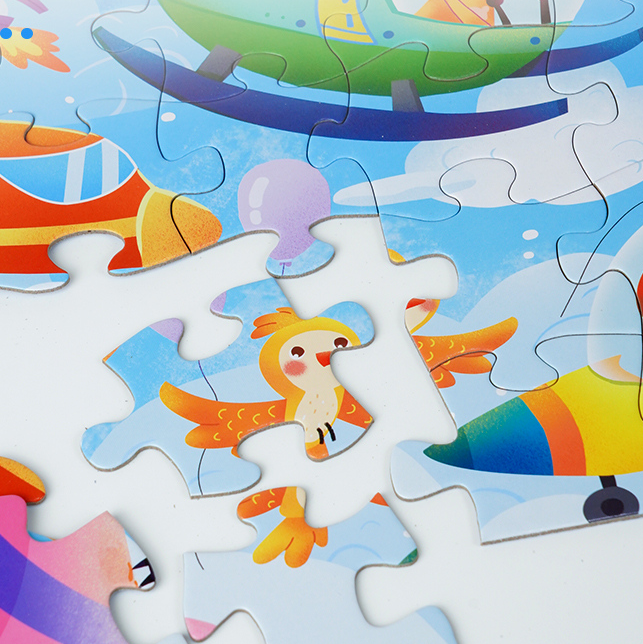Active Sky Puzzle for Kids (48PCS) (Pink)