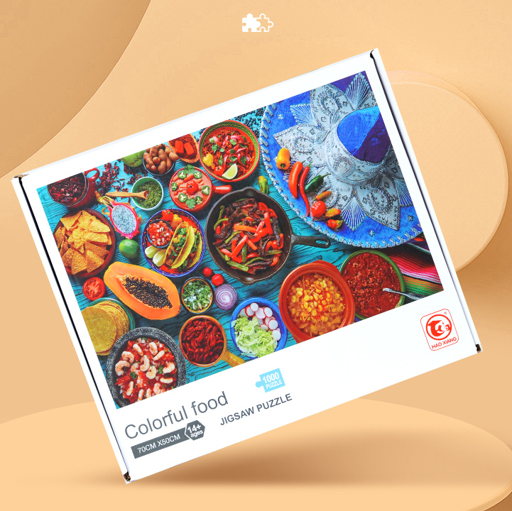 Life Food Puzzle (1000PCS) (Colorful)