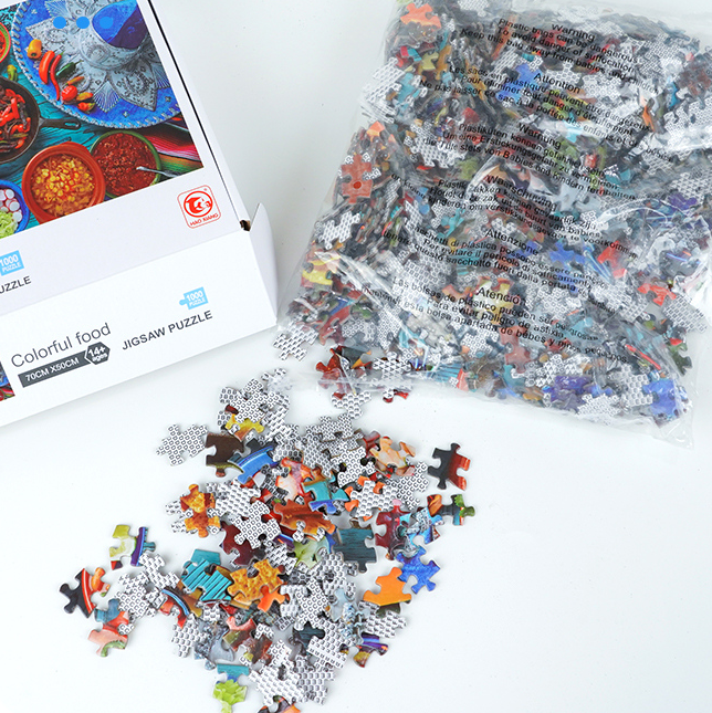 Life Food Puzzle (1000PCS) (Colorful)