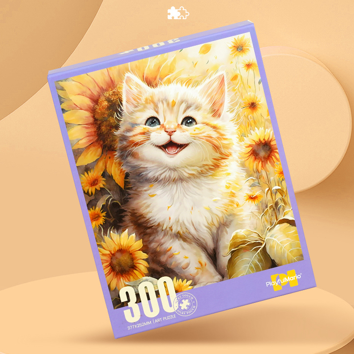 Smiling Kitty Jigsaw Puzzle (300PCS)
