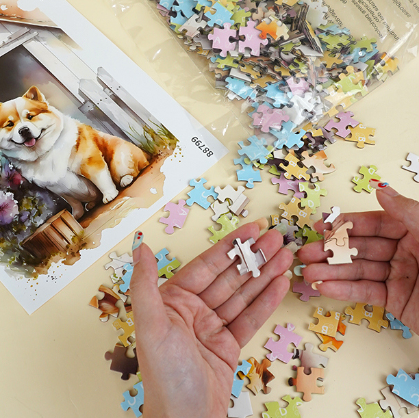 Smiling Puppy Jigsaw Puzzle (300PCS)