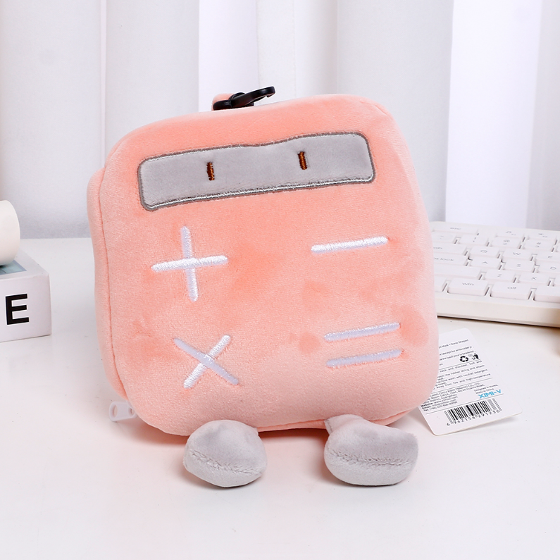 Funny Calculator Eye Mask + Bone Shaped Pillow 2-in-1 (Pink)