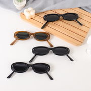 ins Fashion Small Frame folding polarized Sunglasses (with s