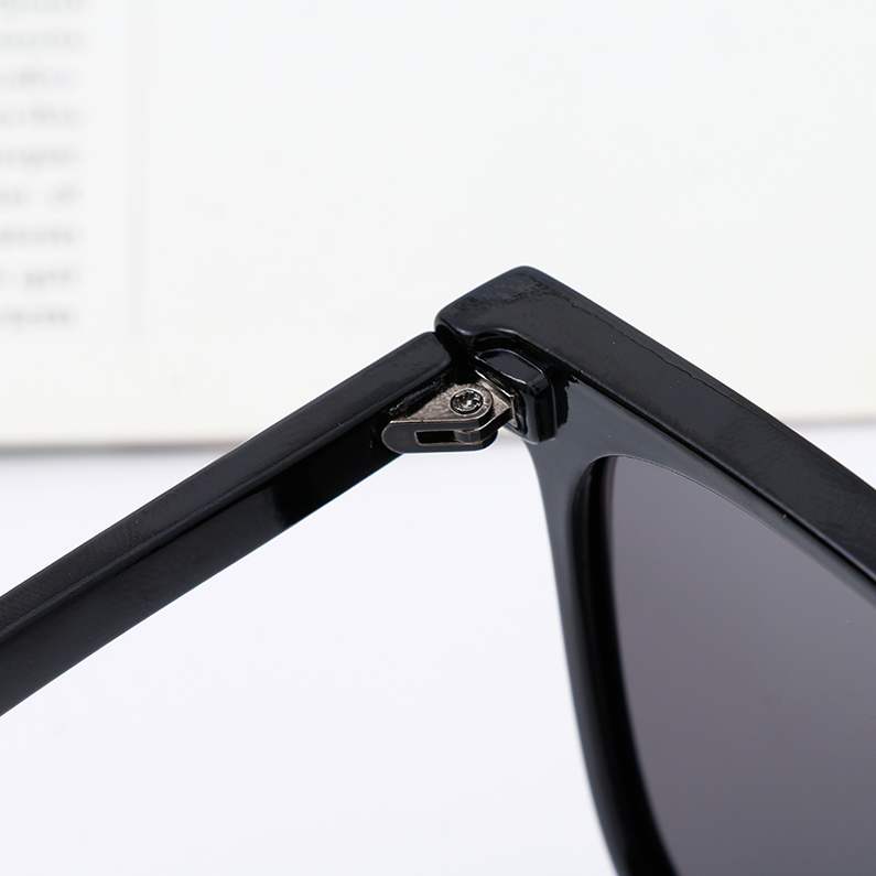 Big frame fashion plain makeup polarizing sunglasses