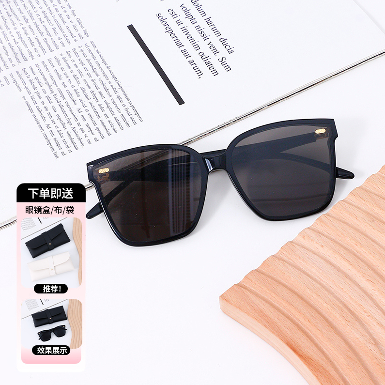 Panel Series - Large frame Fashion Nylon Sunglasses (with gl