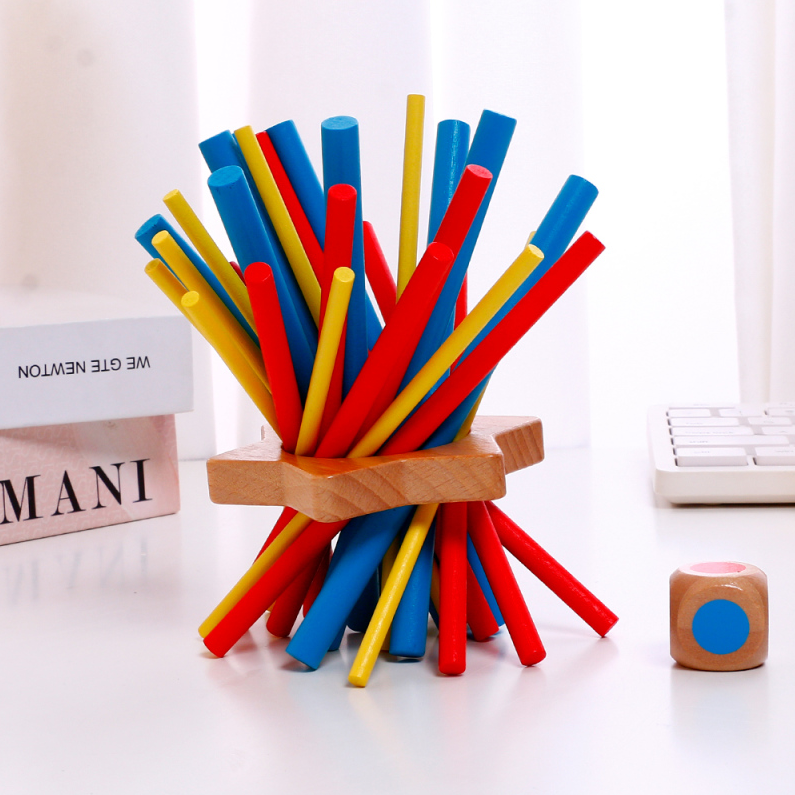 Keep It Steady Wooden Sticks Board Game (TL015) (Ages 3+)