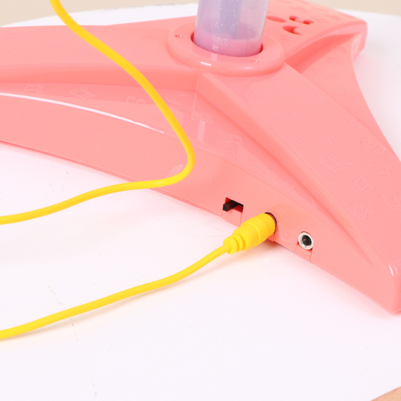 Popular Pink Glitter Standing Microphone
