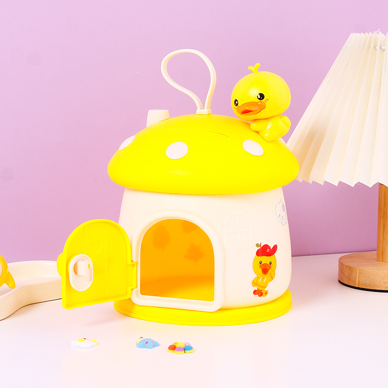Platypus Mushroom House storage piggy bank