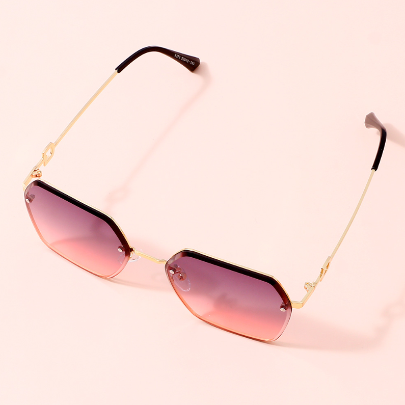 Stylish and textured Adult Sunglasses (grey pink)