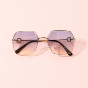 Stylish and textured Adult sunglasses (blue and yellow)