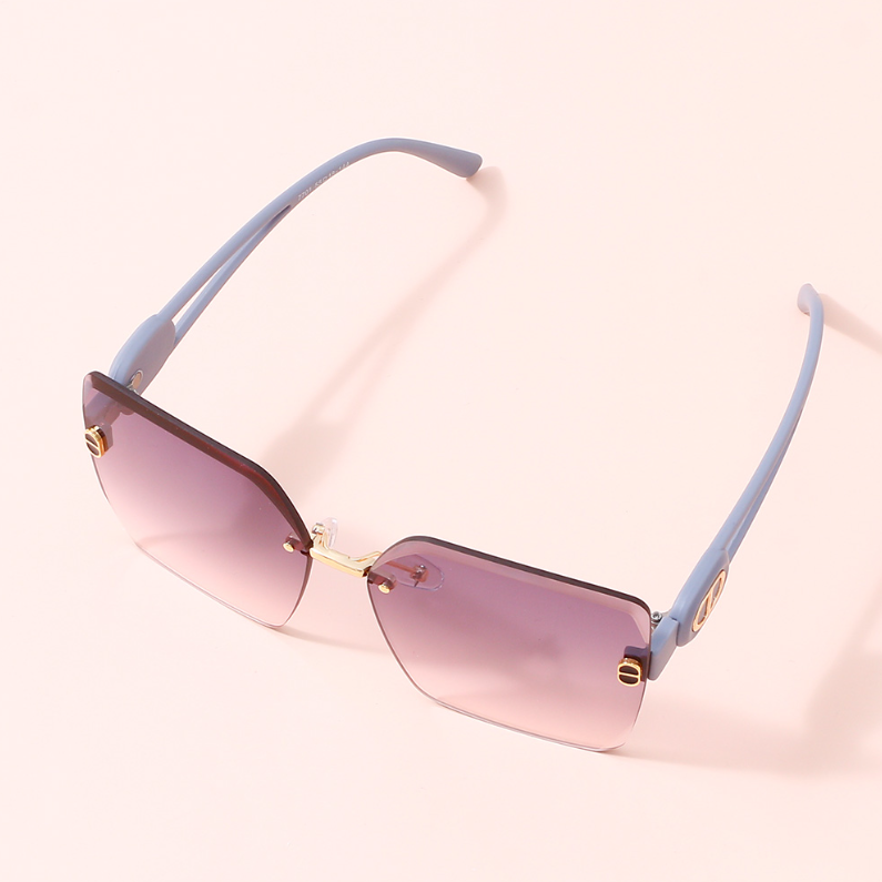 Frameless square Premium adult sunglasses (grey powder)