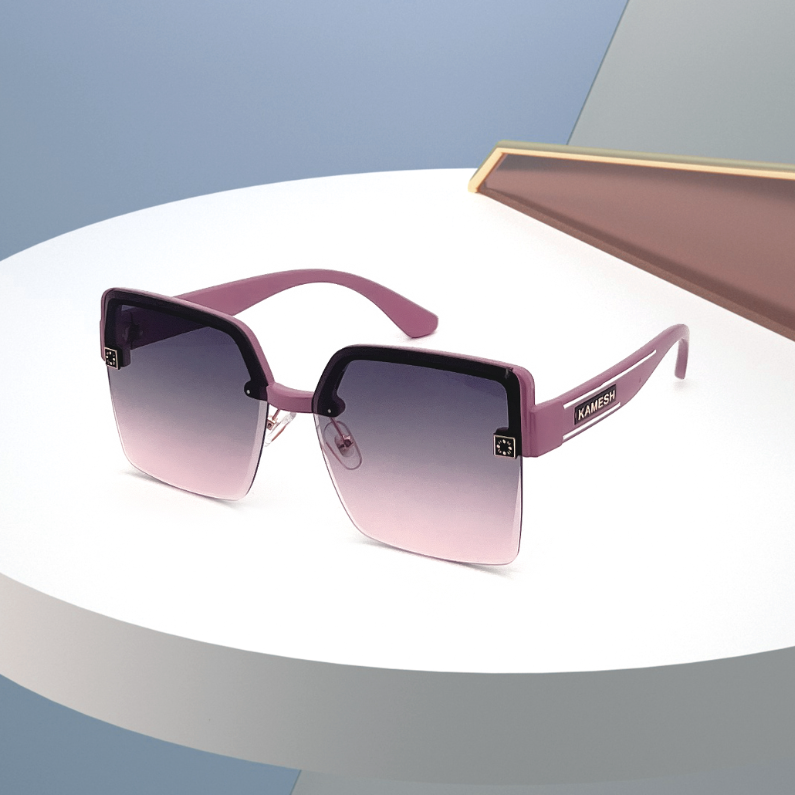 D Brand texture Large frame fashion Adult sunglasses (mixed