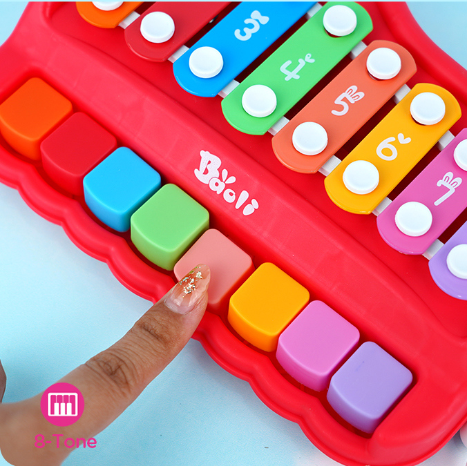 8-Tone Xylophone Musical Toy (Red)