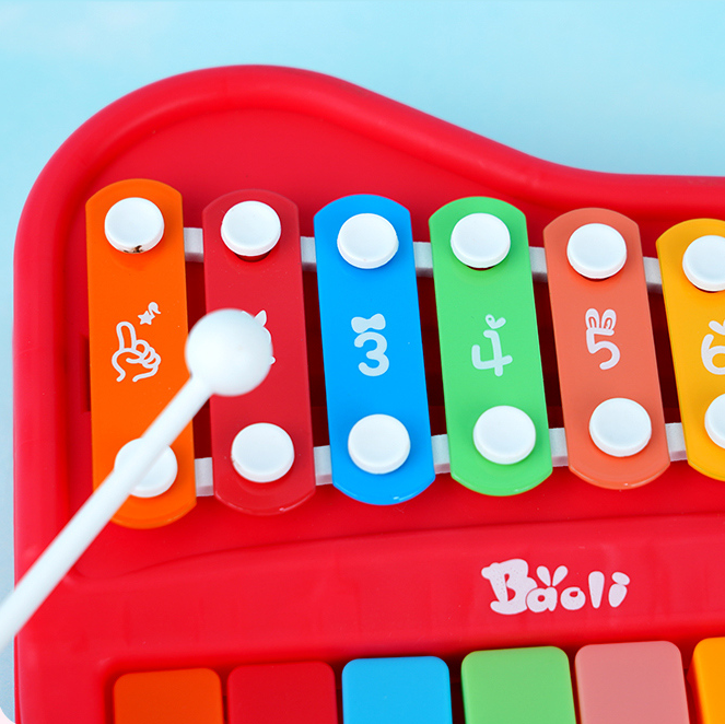 8-Tone Xylophone Musical Toy (Red)