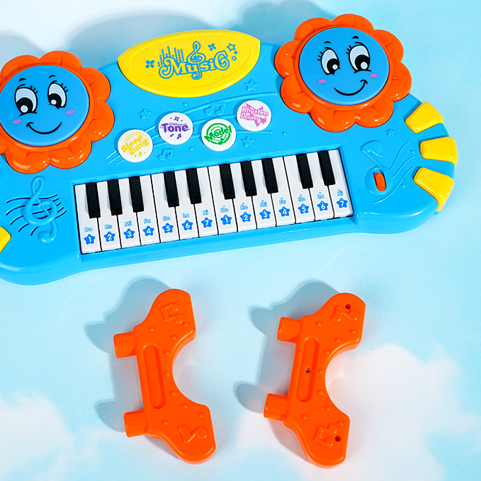 Sunflower Hand Drum Electronic Organ (Blue)