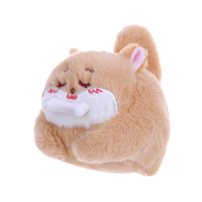 Tail Wagging Puppy Plush Toy (Khaki)