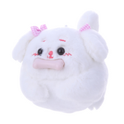 Tail Wagging Puppy Plush Toy (White)