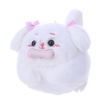 Tail Wagging Puppy Plush Toy (White)