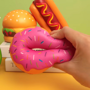 Donut PU Stress Relief Toy (Pink)