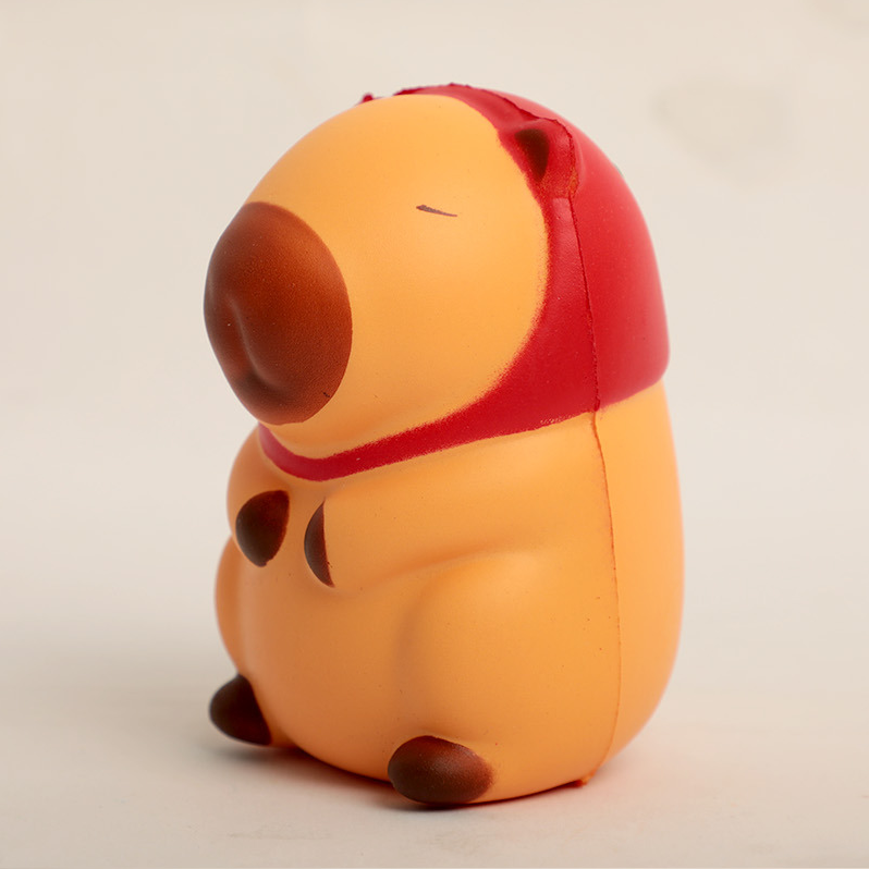 Capybara Series Strawberry Headgear Capybara Stress Relief T