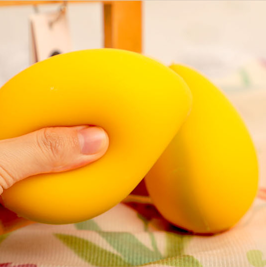 Three sets of mango stress-relieving pinching Fun (orange)