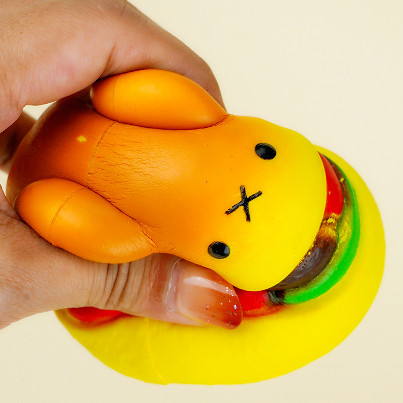 Hamburger Puppy Food Series Stress Relief Toy (Colorful)