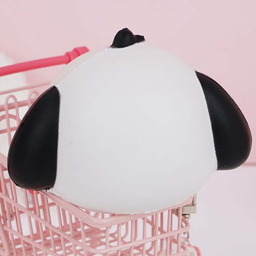 Cute Puppy PU Stress Relief Toy (Black)