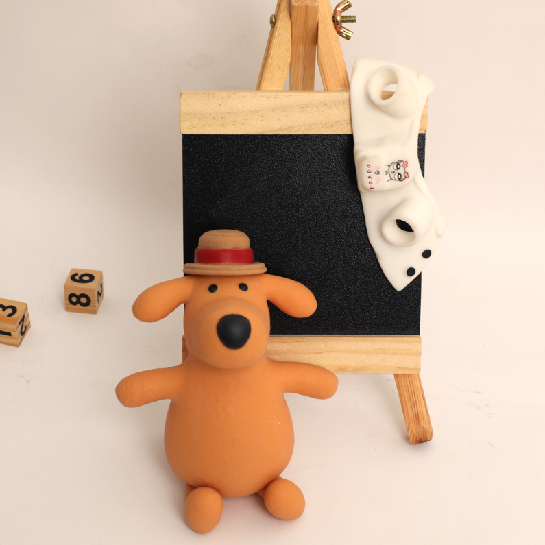 Overalls School Puppy Toy