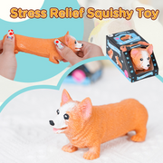Corgi Stress Relief Squishy Toy (Yellow)