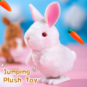 Jumping Bunny Plush Toy (White)