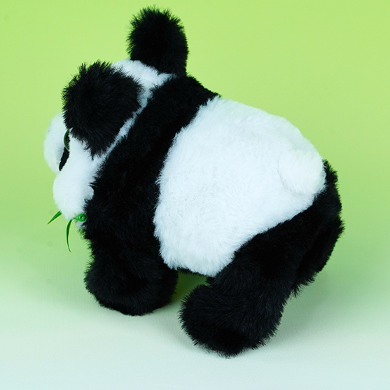 Electric Stuffed Panda Toy (Black and White)