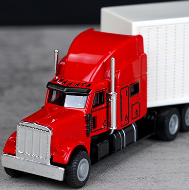 2+1 Detachable Alloy Container Trailer Toy
