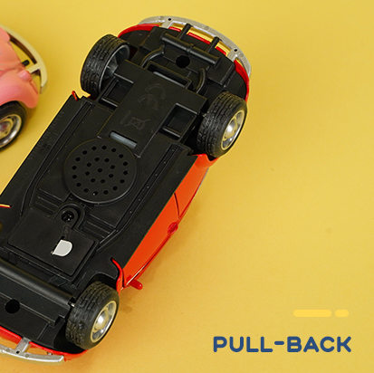 1:36 Alloy Classic Car Toy with Music and Light
