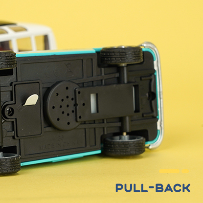 1:36 Alloy Bus Toy with Music and Light
