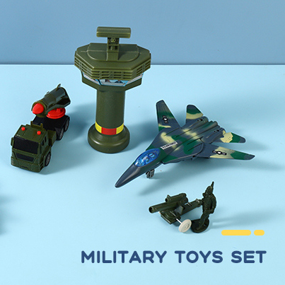 Military Toys Series - Fighter Aircraft Garrison Troops Set