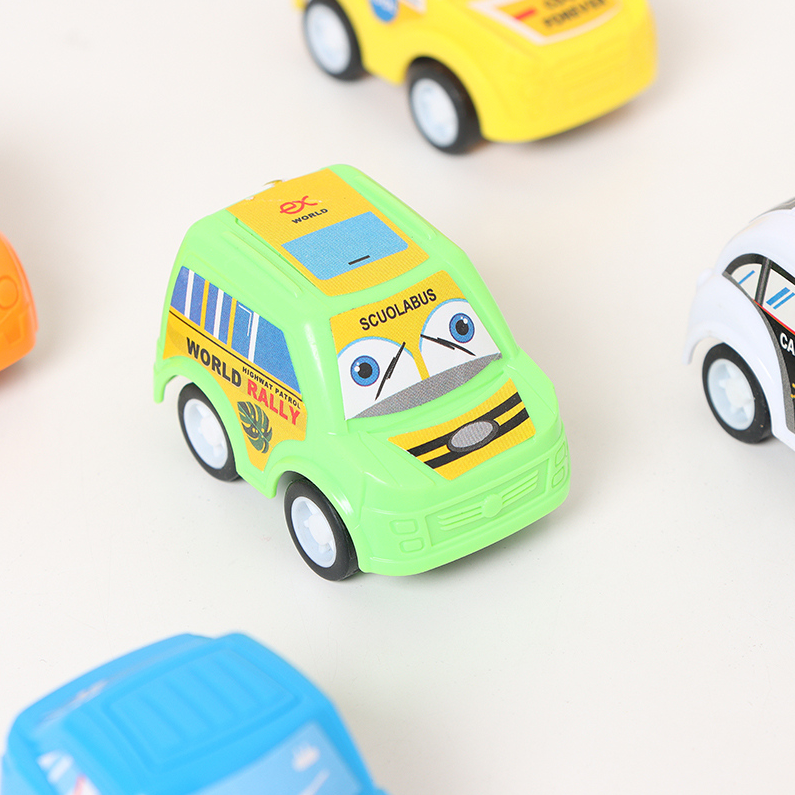 Cartoon pocket pull-back car