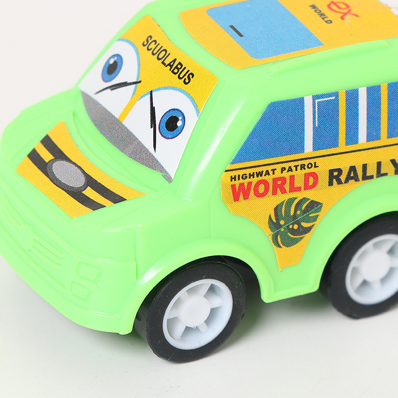 Cartoon pocket pull-back car