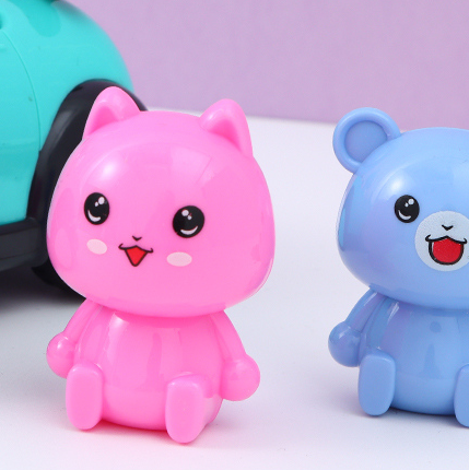 Lovely Bear Acousto-Optic Open Car Toy (Electric)