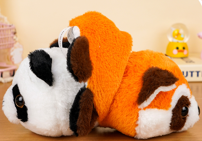 Reversible Stuffed Doll (Panda & Raccoon) (S) (23cm)