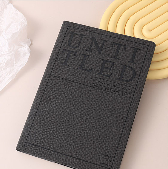 Untitled Series PU Cover Lined Notebook 96 Sheets - 25K