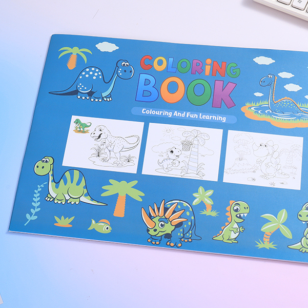 Dinosaur World Coloring Book A3 16 Sheets