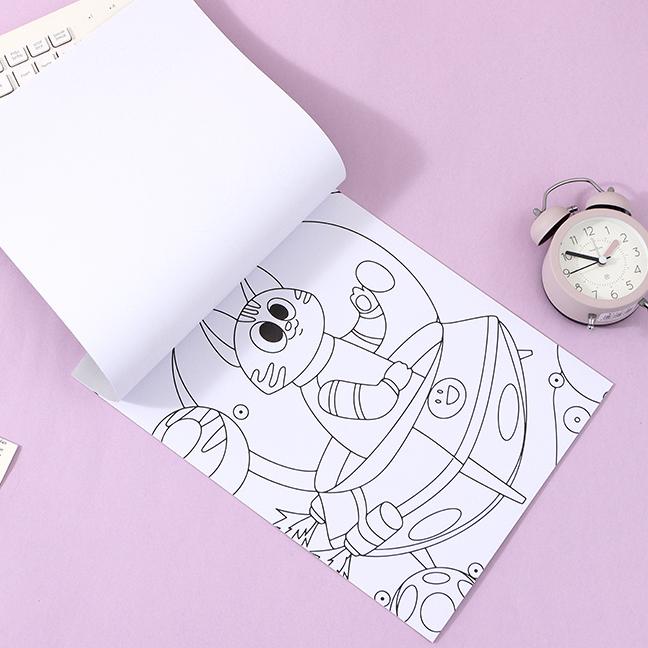 Space Journey Coloring Book A3 16 Sheets