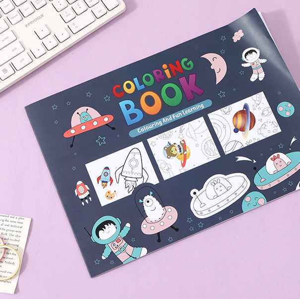 Space Journey Coloring Book A3 16 Sheets