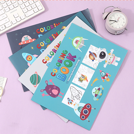 Space Journey Coloring Book A3 16 Sheets