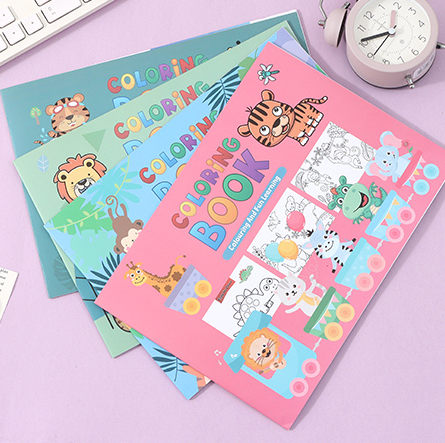 Zoo Series Coloring Book A4 16 Sheets