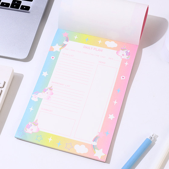 Starlight Pony Daily Planner Notepad A5
