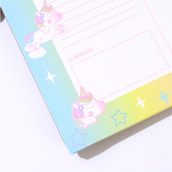 Starlight Pony Daily Planner Notepad A5